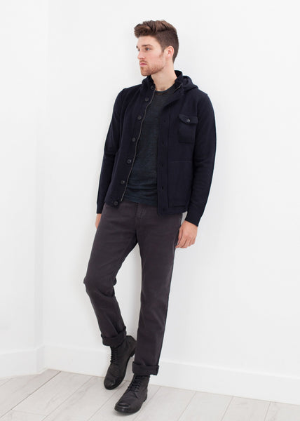 Hubbard Jacket in Navy - gstuffpro.com