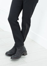 Side Zip Slim Pant in Black - gstuffpro.com