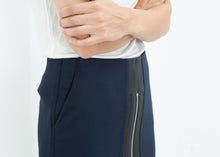 Contrast Zipper Skirt in Navy - gstuffpro.com
