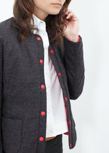 Camelia Reversible Jacket in Black/Red - gstuffpro.com