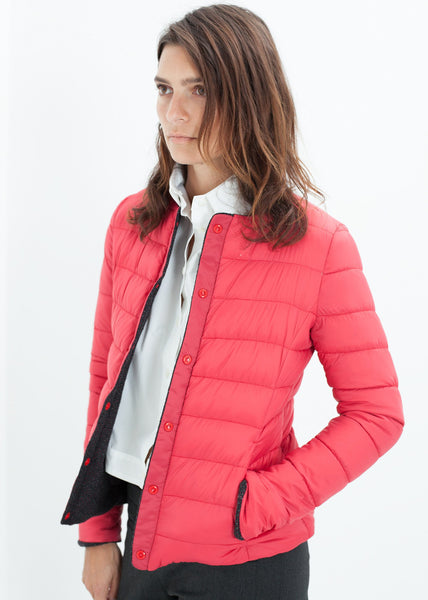 Camelia Reversible Jacket in Black/Red - gstuffpro.com