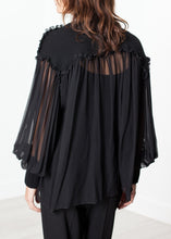 Poet Silk Sweater in Black - gstuffpro.com