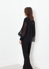 Poet Silk Sweater in Black - gstuffpro.com