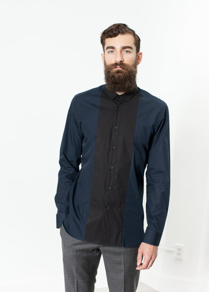 Camicia Classic Shirt in Navy - gstuffpro.com