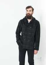 Double Breasted Hoodie in Forest Plaid - gstuffpro.com