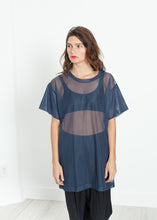 Mesh Over Tee in Navy - gstuffpro.com