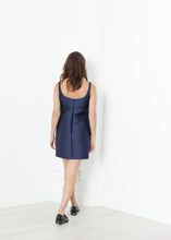 A-Line Mini Dress in Blue - gstuffpro.com