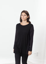 Laurier Tee in Black/Navy - gstuffpro.com