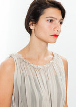 Chiffon Cape Back Dress in Sand - gstuffpro.com