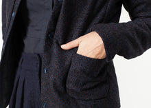 Camelia Reversible Jacket in Navy/Blue - gstuffpro.com