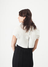 Layered Contrast Dress in Cream/Black - gstuffpro.com