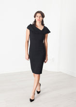 Asymmetric Dress in Black - gstuffpro.com