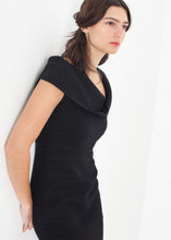 Asymmetric Dress in Black - gstuffpro.com