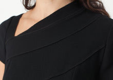 Lined Silhouette Dress in Black - gstuffpro.com