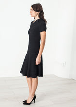 Lined Silhouette Dress in Black - gstuffpro.com