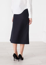 Tulle Pleat Skirt in Navy - gstuffpro.com