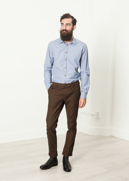 Diamond Weave Trouser in Hazel - gstuffpro.com