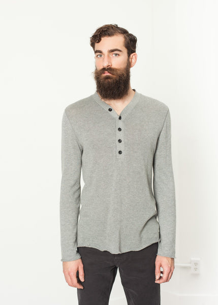 Garbo Henley in Grey - gstuffpro.com