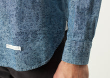 Floral Button-Up in Blue - gstuffpro.com