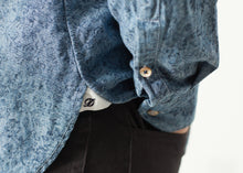 Floral Button-Up in Blue - gstuffpro.com