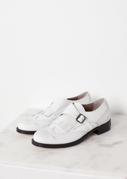 Golf Shoe in White - gstuffpro.com