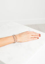 Bracelet 85 in Grey Silk/Silver - gstuffpro.com
