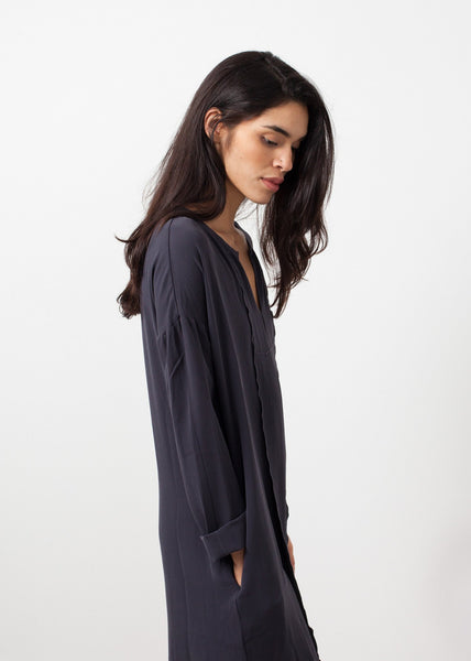 Long Sleeve Silk Dress - gstuffpro.com