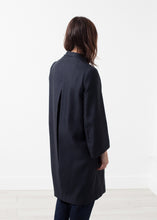 Woven Pleat Back Coat - gstuffpro.com