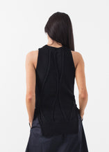 Curved Stripe Knit Tank - gstuffpro.com