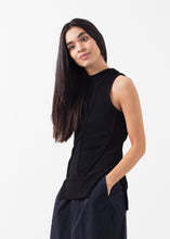 Curved Stripe Knit Tank - gstuffpro.com