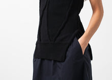 Curved Stripe Knit Tank - gstuffpro.com