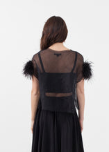 Organza Feather Top - gstuffpro.com