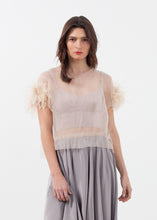 Organza Feather Top - gstuffpro.com