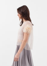 Organza Feather Top - gstuffpro.com