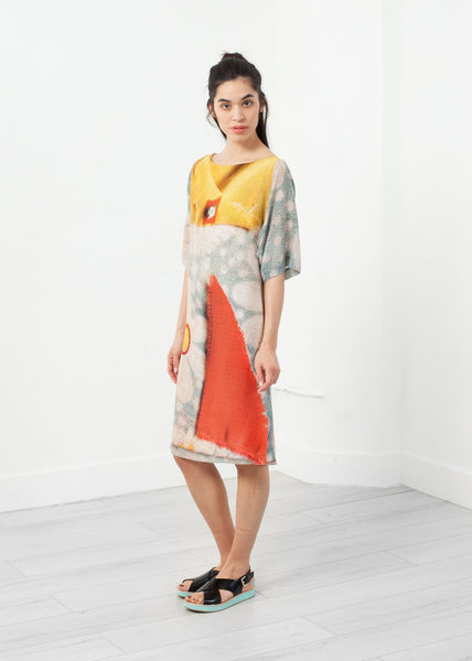 3/4 Sleeve Kimono Dress - gstuffpro.com