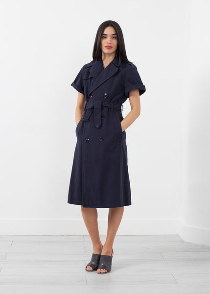 Rolled Sleeve Trenchcoat - gstuffpro.com