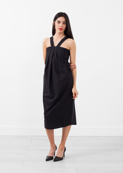 V-Strap Pocket Dress - gstuffpro.com