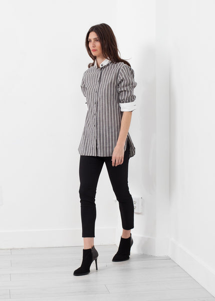 Striped Tuxedo Shirt - gstuffpro.com