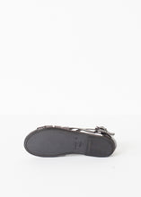 Wrap Sandal in Black/Steel - gstuffpro.com