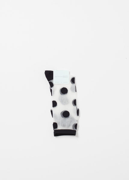 Large Polka Dot Sheer Crew - gstuffpro.com