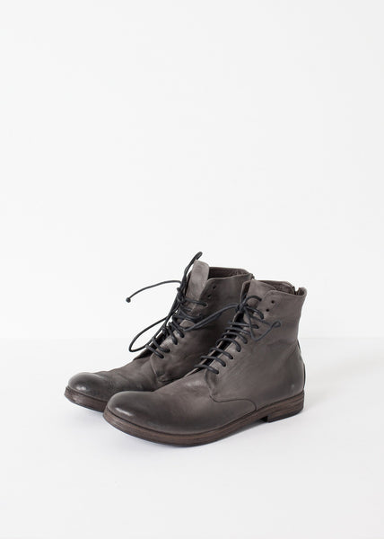 Listello Lace-Up Boot in Slate Grey - gstuffpro.com