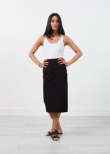 Long Pencil Skirt in Black - gstuffpro.com