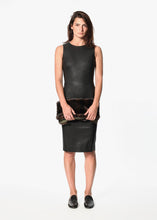 Iranta Leather Dress in Black - gstuffpro.com