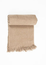Cashmere Tassel Blanket in Brown - gstuffpro.com