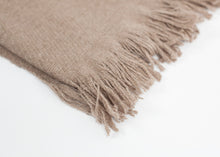Cashmere Tassel Blanket in Brown - gstuffpro.com
