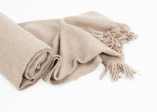 Cashmere Tassel Blanket in Brown - gstuffpro.com