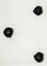 Cashmere Dot Shawl in Black/White - gstuffpro.com