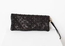 Roxanne Leather Clutch in Black - gstuffpro.com