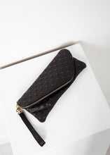 Roxanne Leather Clutch in Black - gstuffpro.com