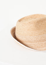 Washboard Hat in Straw/White - gstuffpro.com